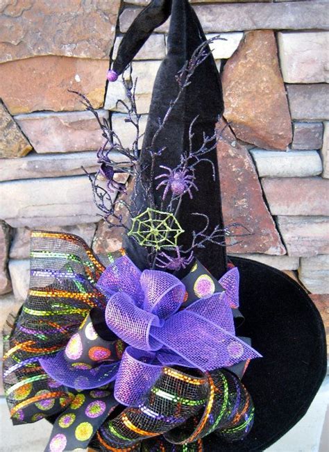 Multicolored witch hat